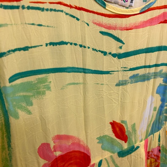 Jam’s World Yellow Midi Dress Size Medium GUC M0498 - Picture 7 of 12